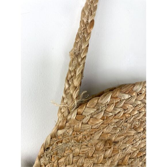 Boho Circle Jute Tassel Shoulder Bag - Picture 12 of 13